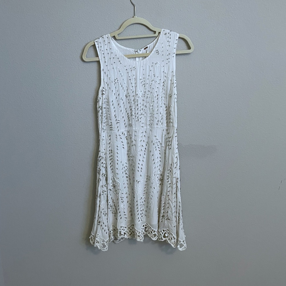 Free People Dress, Size 6, Color White